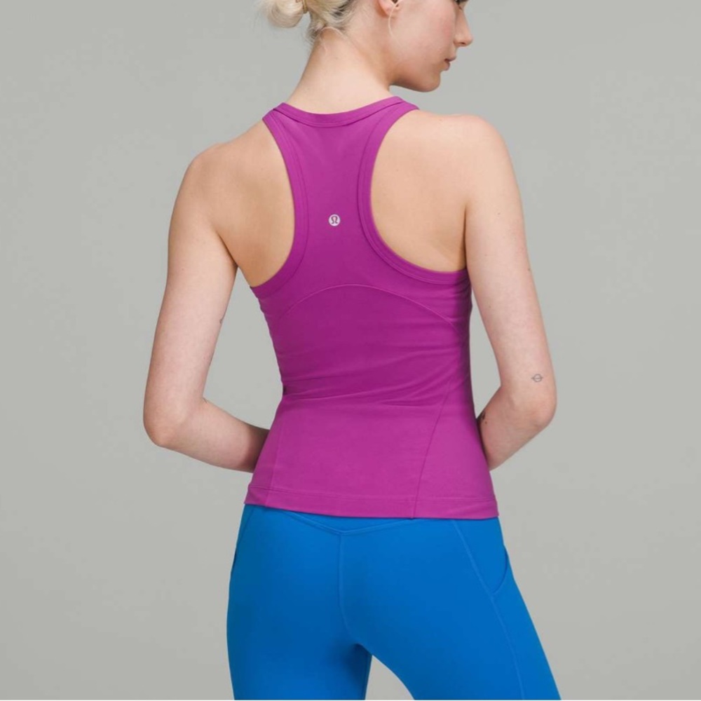 Lululemon Align Waist Length Racerback Tank - Vivid Plum - Size 6